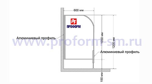 Размеры писсуарных перегородок из ДСП 16 мм