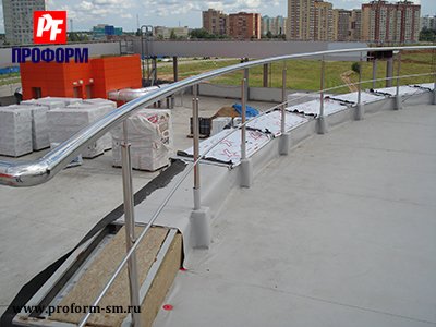 Ограждения из нержавеющей стали для атриумов, балконов и парапетов. №5