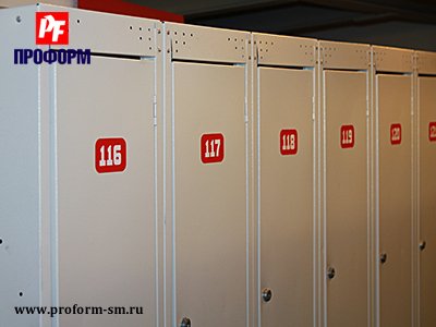 Металлические шкафчики для раздевалок серии ПФР №2