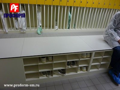 скамейка из hpl