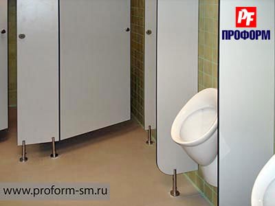 сантехнические перегородки для санузлов из пластика