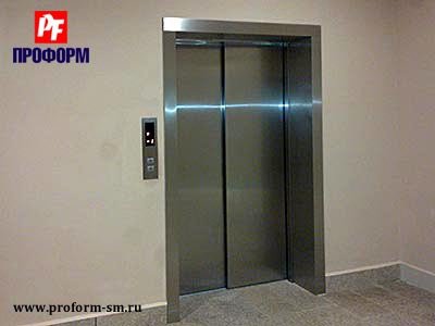 Порталы для лифтов из нержавейки №2