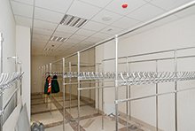 Смонтированые гардеробные в МГУ